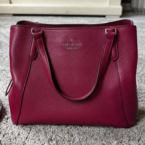 kate spade Handbags - Kate Spade Pink Leather Satchel Bag